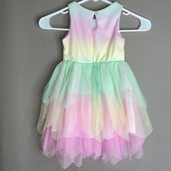 4T Toddler Rainbow Fairy Hem Tutu Dress-NWT - Picture 7 of 9